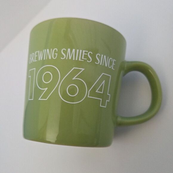 Tim Hortons Brewing Smiles Since 1964 Green Mug 2017 Limited Edition - Picture 9 of 9
